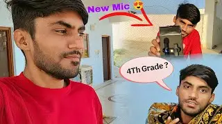 🤔4th Grade Me Selection ? & new Mic 🎙️// #4thgrade #newmicrophone #dailyvlog 
