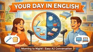 Daily Routine in English | Easy A2 Conversation