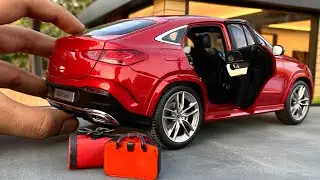 Распаковка литой модели автомобиля Mini Mercedes GLE Coupe | Миниатюрный дом | Магазин Mercedes