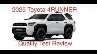 2025 4runner Test - Fail