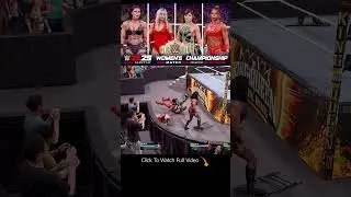 WWE 2K25 Rhea Ripley vs Liv Morgan vs Iyo Sky vs Bianca Belair for WWE Women's Championship