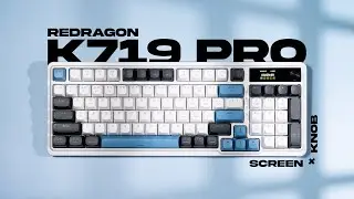 Another 96% Budget Keyboard w/ Screen & Knob | Redragon GALATIN K719 Pro Review & Sound Test