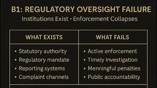 How to understand regulatory oversight failures&hellip; (B1)