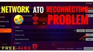Free Fire Network Auto Reconnecting Problem Fix😭#network #problem #workingmemory #999+
