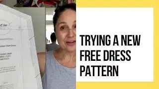 Trying a New Free Dress Pattern
