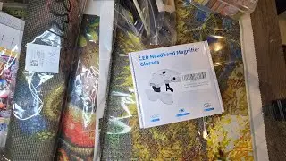 Random - Artdot Magnifier, a Couple Diamond Paintings and some Cross Stitch
