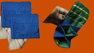 Easy Card Holder / Diy Mini Card Wallet Sewing Cloth Bag