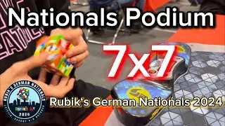 7x7 Podium at German Nationals 2024! (2:29.44 PR Mean)