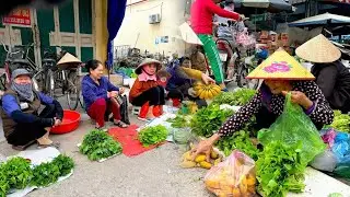 Откройте для себя местный рынок прямо в центре Хоа Мак, Дуй Тьен, Ха Нам.