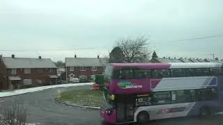 A Little Snow Tudor Way, Dines Green, Worcester, Worcestershire, England 13th February 2021