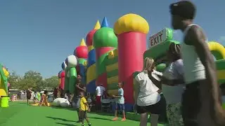 The world's biggest bounce house is in St. Louis County this weekend