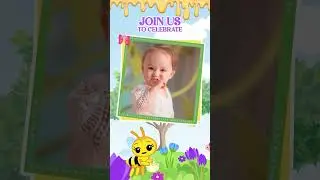 🎈🐝 Personalized Little Bee Invitation 💌 Perfect for any party! 🎉