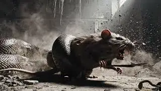 Snake vs rat #snake #rat #fighting #ai