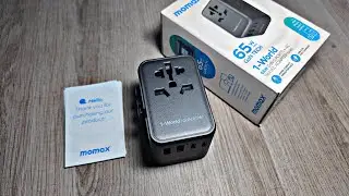 Momax 1World Universal 65W Gan Tech Travel Adapter Charger Plug (Review)