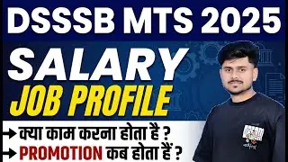 DSSSB MTS Job Profile 2025 | DSSSB MTS New Vacancy 2025 | DSSSB MTS Job Profile | DSSSB MTS Salary