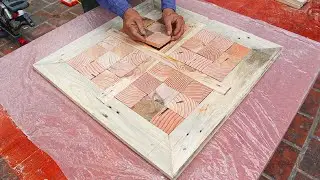 Making Coffee Table From Recycled Pallet Wood // Woodworking Project Most Amazing Design Ideas