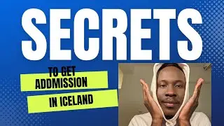 HOW TO GET ADMITED TO THE CHEAPEST UNIVERSITY  IN ICELAND // STESPS TO ALPLY TO ICELAND  UNIVERSITY