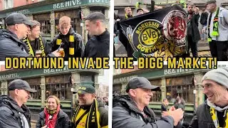 Banter with Borussia Dortmund Fans in the Bigg Market!