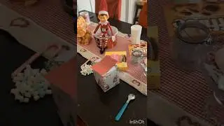 Elf on the shelf calendar December 24: Christmas Morning