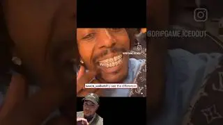 Sauce Walka's $1,000,000 Diamond Grillz from Plug Geo! How do they compare to Johnny Dang? #shorts