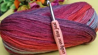 Remarkably BEAUTIFUL Pattern with just one Repeat 💖! New Amazing Crochet designs! Crochet Queen