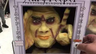 Window Peeping Tom Halloween Decoration Creepy Peeper Party City