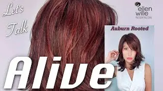 Alive Wig by Ellen Wille in the color Auburn Rooted