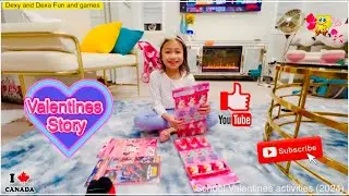 SCHOOL ACTIVITIES for VALENTINES (2024)#valentinesday #valentinestory