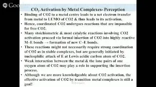 Carbondioxide to chemical and fuels: Lecture 4: Cathodes for Photoreduction of Carbon Dioxide