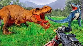 Wild Dinosaurs Hunting 3D - Animal shooting Games Android Gameplay