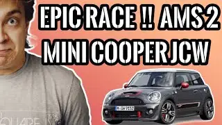 EPIC RACE BATTLE !! AMS 2 - Mini Cooper JCW in Oulton park