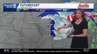 12/29 Blowing snow and icy roads in SE Wisconsin