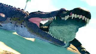 NÃO Entre no PÂNTANO, Jogando com Deinosuchus! - Fallen Ashes ROBLOX (PT-BR)