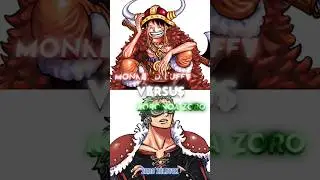 Luffy vs Zoro || #whoisstrongest #luffy #zoro #elbaph #onepiece #shorts