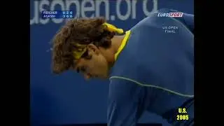 Roger Federer v Andre Agassi US Open 2005 Final