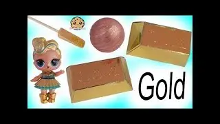 Giant Gold Dig ! LOL Surprise Doll Luxe Digs for Gold - Cookie Swirl C Video