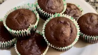 Простые шоколадные маффины / Как приготовить шоколадные маффины дома