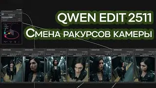 В Nano banana такого нет! Управление камерой в Qwen Image Edit 2511