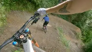 Freshly rebuilt RatAttack lap at Queenstown bike park