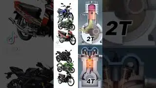 2T vs 4T😈🏍️🛵
