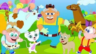 Old Macdonald Had A Farm | 5 Little Fruits | Rabbit 🐇 | wheels on the bus & Many More Kids songs