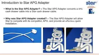 Cash Drawer Accessories: Dual Drawer Secure Cable and Star APG Adapter | Product Training