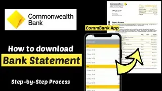 Приложение CommBank для получения выписки по счету или истории транзакций в Содружестве