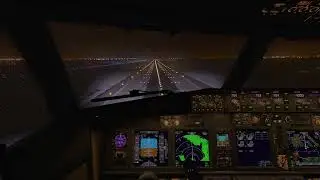 X-Plane 11 | xEnviro 1.16 | TrackIR5 | Rainy landing in Z&uuml;rich / LSZH | ZIBO 738
