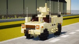 Minecraft Oshkosh M-ATV MRAP CROWS II Tutorial