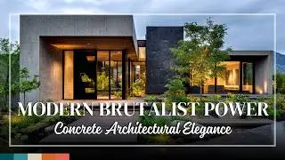 Modern Brutalist Concrete Estates &ndash; Iconic Structures Defined by Strength and Elegance