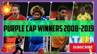 Purple Cap winners of IPL || 2008-2019 || ft.Dwayne bravo & Bhuvaneshwar kumar