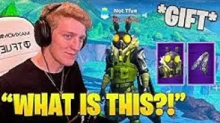 ALL TFUE REACTS TO HIS GIFTS IN FORTNITE