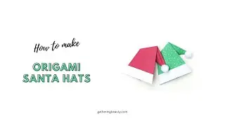 Origami Santa Hat