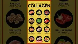 Foods That Naturally Boost Collagen | Healthy Skin, Hair & Joints  #healthyfood #collagen